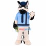 Commanding Traffic Police Dog Mascot Costume