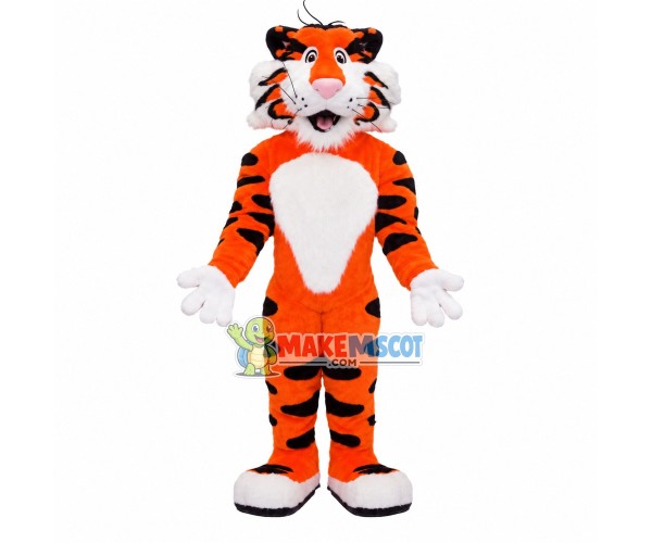 Security Staff Power Tiger Mascot Costume Security Staff Power Tiger Mascot Costume