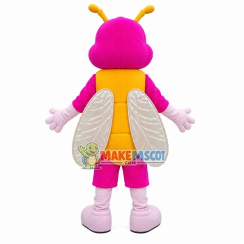 Bright Colored Butterfly Mascot Costume Bright Colored Butterfly Mascot Costume