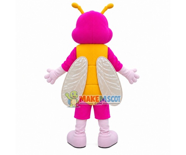 Bright Colored Butterfly Mascot Costume Bright Colored Butterfly Mascot Costume