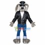 Punk Dog In Rivet Jacket Mascot Costume