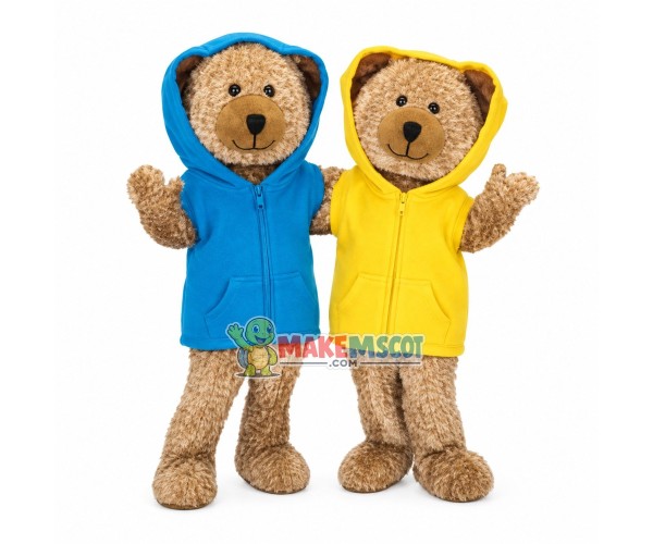 Brother Bear In Hoodie Mascot Costume Brother Bear In Hoodie Mascot Costume