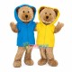 Brother Bear In Hoodie Mascot Costume Brother Bear In Hoodie Mascot Costume