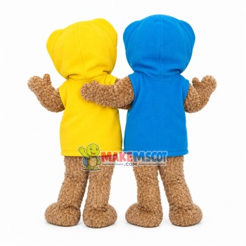 Brother Bear In Hoodie Mascot Costume Brother Bear In Hoodie Mascot Costume