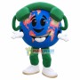 The Globe Connected To Telephone Mascot Costume