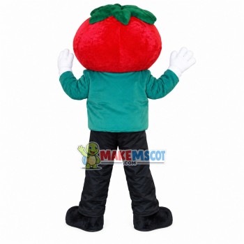 The Doll With Tomato Head Mascot Costume The Doll With Tomato Head Mascot Costume