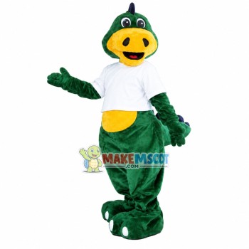 Green Dragon Of The University Mascot Costume Green Dragon Of The University Mascot Costume