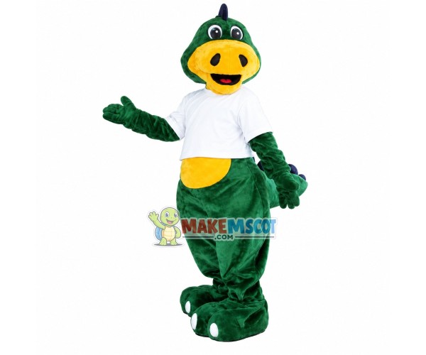 Green Dragon Of The University Mascot Costume
