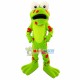 Surprised Red Spotted Frog Mascot Costume Surprised Red Spotted Frog Mascot Costume
