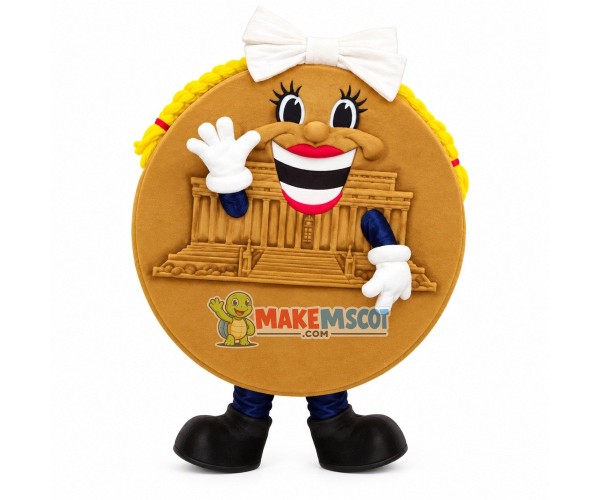 Cartoon One Cent Coin Mascot Costume Cartoon One Cent Coin Mascot Costume