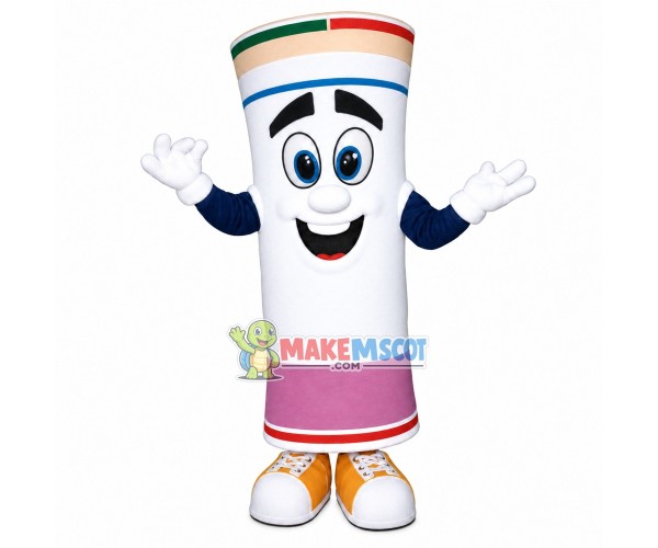 Rolled Up Newspaper Mascot Costume Rolled Up Newspaper Mascot Costume