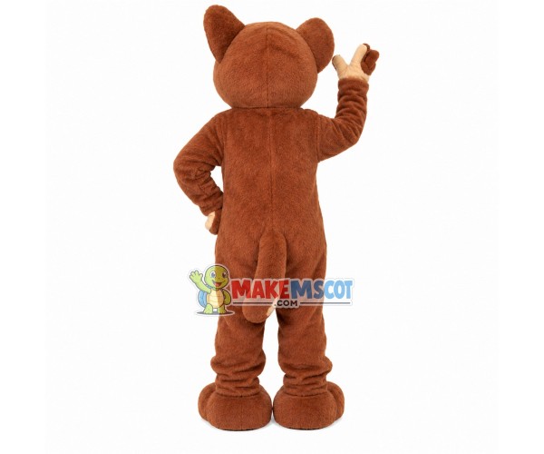 Mild Brown Tiger Mascot Costume for Adult Mild Brown Tiger Mascot Costume for Adult