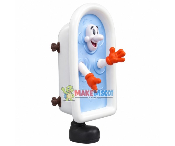 Baby Bathtub With Wheels Mascot Costume Baby Bathtub With Wheels Mascot Costume