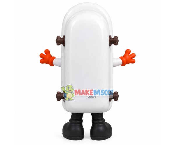 Baby Bathtub With Wheels Mascot Costume Baby Bathtub With Wheels Mascot Costume