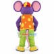 Amusement Park Mouse In Suit Mascot Costume Amusement Park Mouse In Suit Mascot Costume