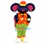 Amusement Park Mouse In Suit Mascot Costume