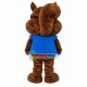 Merry Big Head Squirrel Mascot Costume Merry Big Head Squirrel Mascot Costume