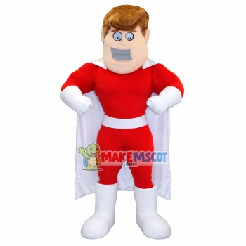 Powerful Superhero Mascot Costume