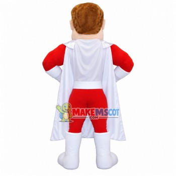 Powerful Superhero Mascot Costume Powerful Superhero Mascot Costume