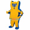Yellow Solid Model Mascot Costume
