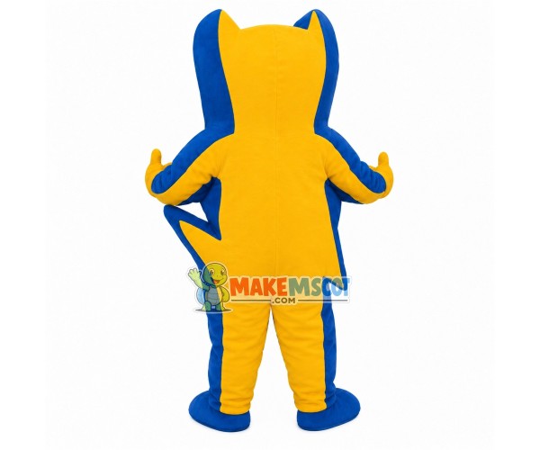 Yellow Solid Model Mascot Costume Yellow Solid Model Mascot Costume