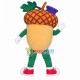 Big Mushroom With Leaves Mascot Costume Big Mushroom With Leaves Mascot Costume