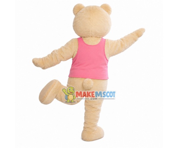 Flying High White Soft Bear Mascot Costume Flying High White Soft Bear Mascot Costume