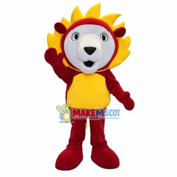 Gold Medalist Lion Mascot Costume Gold Medalist Lion Mascot Costume