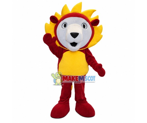 Gold Medalist Lion Mascot Costume Gold Medalist Lion Mascot Costume