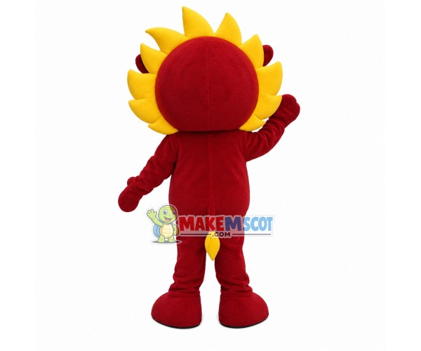 Gold Medalist Lion Mascot Costume