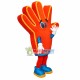 Open Cartoon Red Palm Mascot Costume Open Cartoon Red Palm Mascot Costume