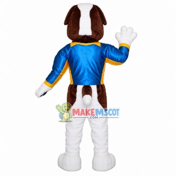 Muscular Player Dog Mascot Costume Muscular Player Dog Mascot Costume