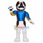 Muscular Player Dog Mascot Costume