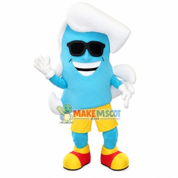 Wave Doll With Sunglasses Mascot Costume