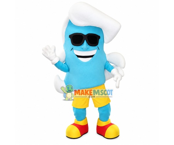 Wave Doll With Sunglasses Mascot Costume Wave Doll With Sunglasses Mascot Costume
