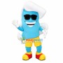 Wave Doll With Sunglasses Mascot Costume