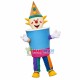 Carton Ice Cream Clown Mascot Costume Carton Ice Cream Clown Mascot Costume