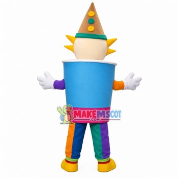 Carton Ice Cream Clown Mascot Costume Carton Ice Cream Clown Mascot Costume