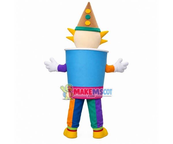 Carton Ice Cream Clown Mascot Costume Carton Ice Cream Clown Mascot Costume