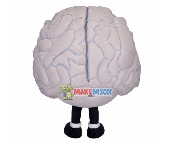 Brain Model Adult Cartoon Mascot Costume