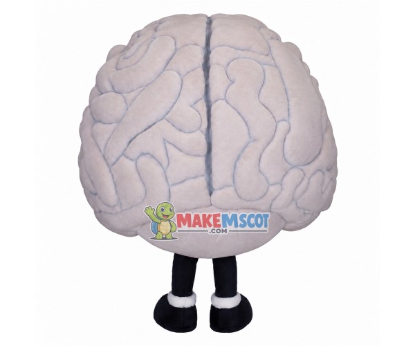 Brain Model Adult Cartoon Mascot Costume Brain Model Adult Cartoon Mascot Costume
