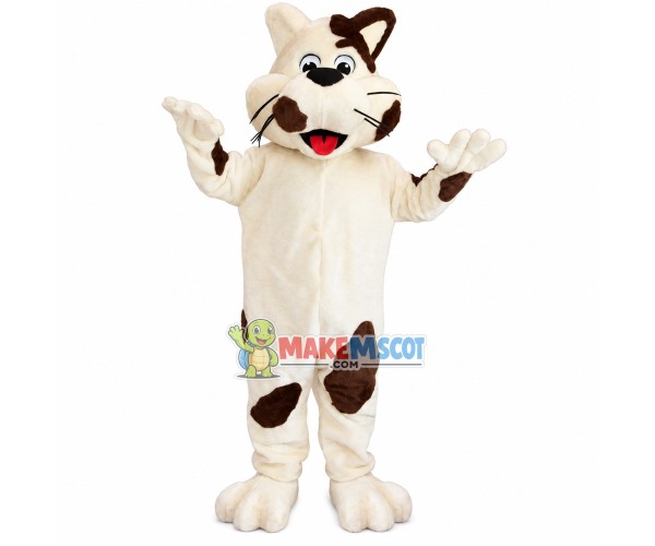 Naughty Spotted Cat Mascot Costume