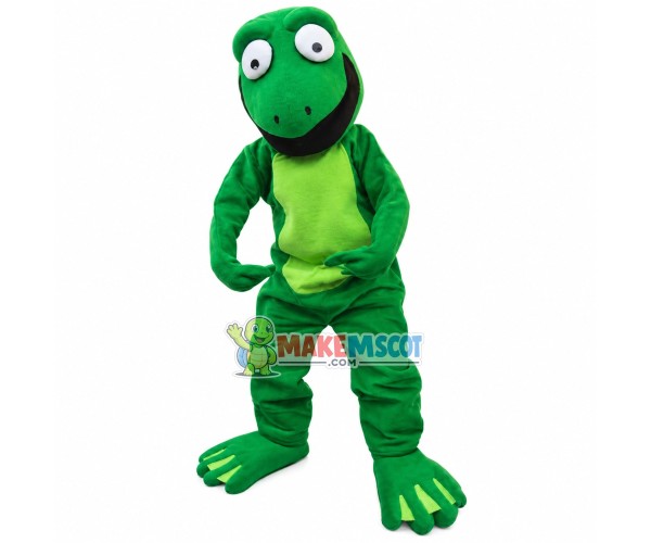 Funny Big Mouth Frog Mascot Costume