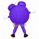 Cartoon Purple Alarm Clock Mascot Costume Cartoon Purple Alarm Clock Mascot Costume