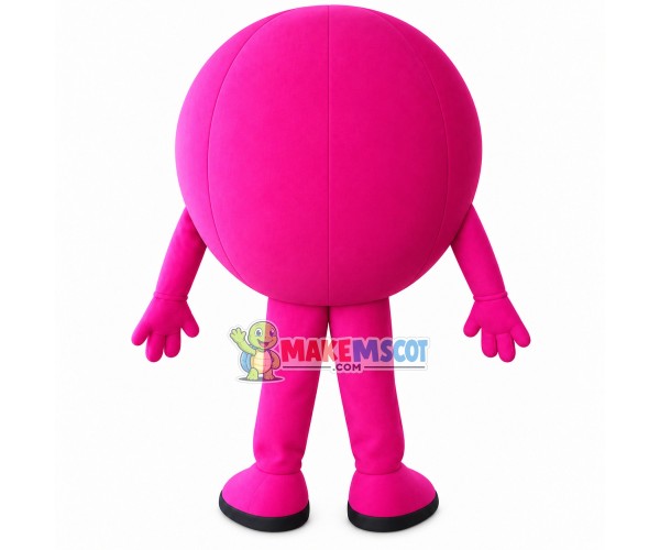 Rose Red Smiley Doll Mascot Costume Rose Red Smiley Doll Mascot Costume