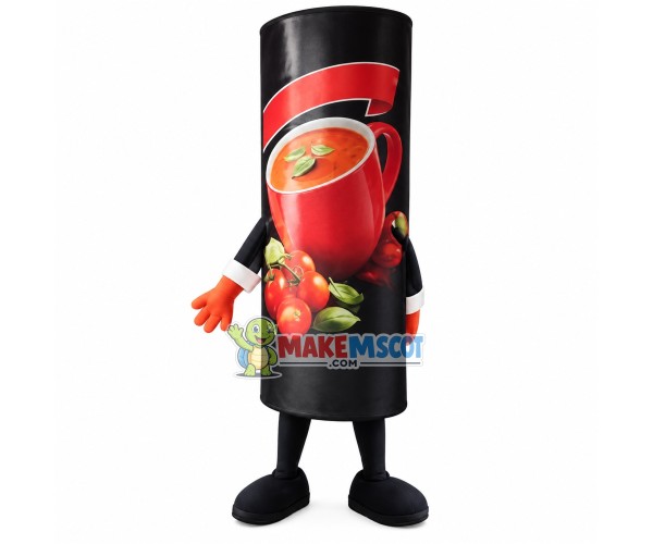 Bag of Tomato Cream Soup Mascot Costume