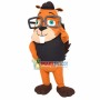 Green-eyed Hacker Groundhog Mascot Costume