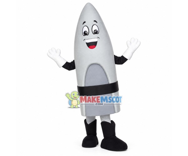 Rocket Player With Medal Mascot Costume Rocket Player With Medal Mascot Costume