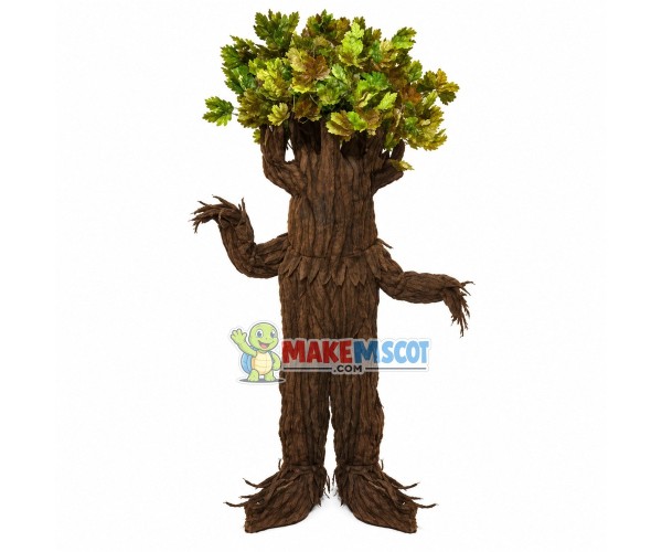 Old Leafy Tree Mascot Costume Old Leafy Tree Mascot Costume