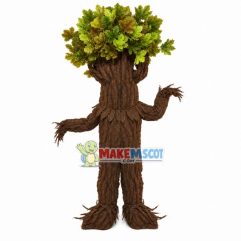 Old Leafy Tree Mascot Costume Old Leafy Tree Mascot Costume